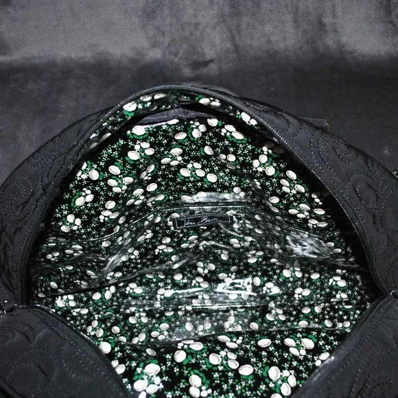 Vera Bradley Ultimate Baby Black Quilted Diaper Bag w/ Changing Pad - Picture 10 of 14